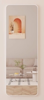 Miroir sur pied en verre pleine longueur Art déco moderne 100x30cm pour la maison