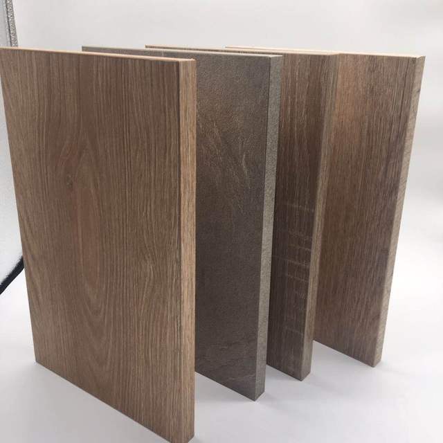 Standard 4*8 Laminated MDF Sheet Board Wood Grain Synchronous MDF Board for Furniture Panel