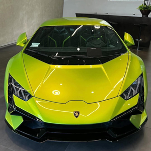 ESIGN Lime Gold Car Body Color Changing Protective <b>Film</b> Gloss Vinyl Wrap <b>Self</b> <b>Adhesive</b> UV Proof Anti Scratch 7mil PVC - Product Image 1