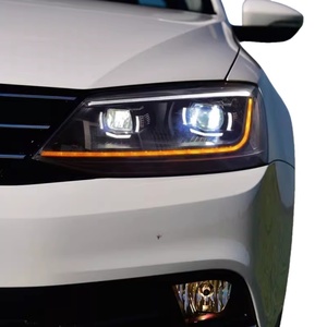 Für Volkswagen Jetta <span class=keywords><strong>Sagitta</strong></span> 2012-2018 LED Nachrüstung Ersatz scheinwerfer Neuer Zustand DRL Scheinwerfer lampe - Product Image 2