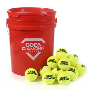 <span class=keywords><strong>Balles</strong></span> <span class=keywords><strong>de</strong></span> <span class=keywords><strong>tennis</strong></span> ODEA DIAMOND Series approuvées par l'ITF, 57 % laine, <span class=keywords><strong>balles</strong></span> d'entraînement sans pression, <span class=keywords><strong>seau</strong></span> portable, bonne élasticité, 72 pièces/<span class=keywords><strong>seau</strong></span> - Product Image 1