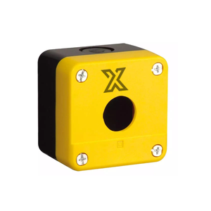 XALB01YC Boîtier vide pour bouton d'arrêt d'urgence, pour le montage de boutons d'arrêt d'urgence Ø22mm ou d'autres composants de commande - Product Image 1