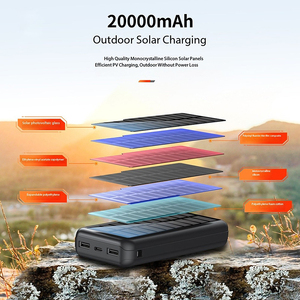 Multi-Purpose Portable Powerful 10000Mah 15000Mah 20000Mah 30000Mah Branded <strong>Battery</strong> Solar Charger Power <strong>Bank</strong> For Mobile Phone