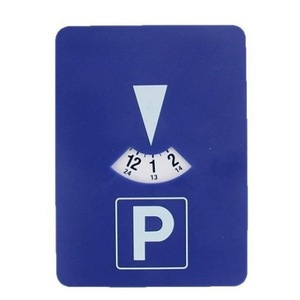 Disco de estacionamiento digital de plástico con logotipo personalizado al por mayor, tarjeta de estacionamiento, reloj europeo para coches y camiones - Product Image 5