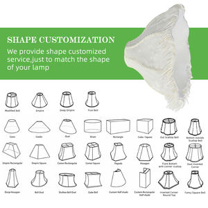 <span class=keywords><strong>Paralume</strong></span> Artigianale Vintage con Nappe e Frange, Stile Rustico Europeo Vittoriano, Eco-Friendly, con Pizzo e Design Esclusivo - Product Image 4