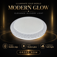 Plafonnier LED moderne nordique rond à bords arrondis en forme de goutte d'eau pour chambre à coucher, salon, bureau à domicile et décoration d'hôtel