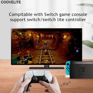 Coov-adaptador inalámbrico DS50 para PS3, convertidor transmisor BT para PS4, <span class=keywords><strong>PS5</strong></span>, Switch, <span class=keywords><strong>PC</strong></span>, receptor de consola - Product Image 3