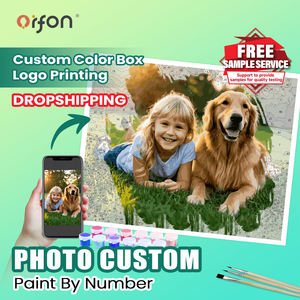 Orfon Factory Dropshipping – Cadeaux personnalisés pour le Memorial Day, peinture par numéros <span class=keywords><strong>photo</strong></span> <span class=keywords><strong>sur</strong></span> mesure, <span class=keywords><strong>40x50</strong></span> - Product Image 1