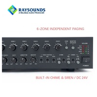 Amplificateur de puissance audio commercial 300W, amplificateur de mixage PA pour sonorisation publique 100V 70V 4-16 Ohms avec Bluetooth USB Zone