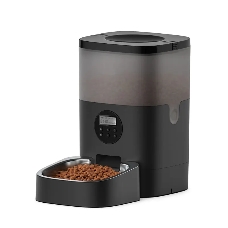 Cat Food Dispenser Customize Feeding Schedule Timed Interactive Voice Recorder Automatic Pet Cat Dog Automatic Cat Feeder