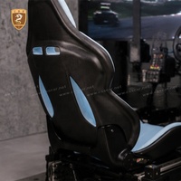 Siège de course en fibre de carbone sèche personnalisé pour simulateur de course Ferrari, fauteuil de jeu, siège de simulation E-Sports