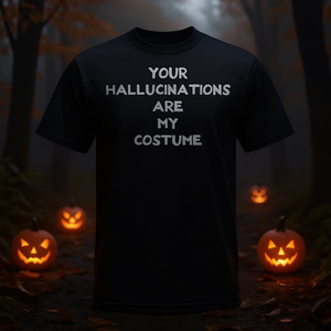 Maglietta Halloween: Le Tue Allucinazioni Sono Il Mio Costume - Prodotto Promozionale - Product Image 3
