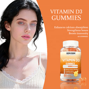 Vitamina D3 5000UI per Adulti in Gommose, Confezione da 60 Pezzi, Vendita all'Ingrosso |   Integratore per la densità ossea migliorata e il supporto immunitario - Product Image 6