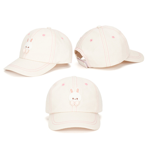 Échantillon gratuit Casquette de baseball ajustable en coton à la mode pour enfants Logo personnalisé de lapin pour la pêche sportive de plein air - Product Image 3