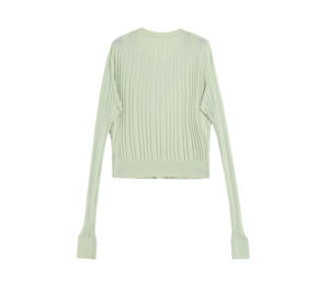Knitted <strong>Cardigan</strong> Guangzhou Clothing Factory Two Pieces Custom Knit <strong>Sets</strong> Sweaters for Women <strong>Twin</strong> <strong>Set</strong> Crop Top Sweater - Product Image 3