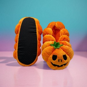 Pantuflas de muñeca de peluche de calabaza de <span class=keywords><strong>edición</strong></span> <span class=keywords><strong>limitada</strong></span> para Halloween, serie transfronteriza - Pantuflas de casa de peluche de calabaza súper lindas y divertidas - Product Image 4