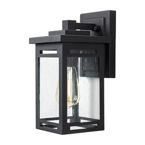 Casa colonica nera <span class=keywords><strong>parete</strong></span> esterna lanterne impermeabili giardino luce Ip65 <span class=keywords><strong>Vintage</strong></span> lampade <span class=keywords><strong>da</strong></span> <span class=keywords><strong>parete</strong></span> per esterni per muro strada cortile - Product Image 6