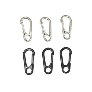 Mousqueton pivotant de haute qualité, mousqueton à œil pivotant noir, clip de fixation pour sac à dos - Product Image 2