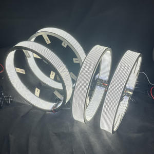 תאורת גלגלים LED לבנה 12V 20 שורות עמידה למים IP 67 למכוניות ומשאיות - Product Image 3