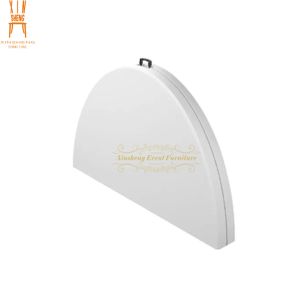 Tavoli Pieghevoli Rotondi <span class=keywords><strong>in</strong></span> <span class=keywords><strong>Plastica</strong></span> HDPE con Struttura <span class=keywords><strong>in</strong></span> Ferro, Bianchi, da 6ft, 5ft, 4ft, per Eventi, Feste, Matrimoni, Esterni, Hotel, Ristoranti, Scuole, Ingressi - Product Image 5