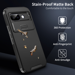 Custodia Rigida di Lusso di Alta Qualità 5G per Google Pixel 9A <span class=keywords><strong>8</strong></span> Pro 9 Pro XL con Finestra a Scorrimento Push Antiurto per Cellulari Pixel - Product Image 4