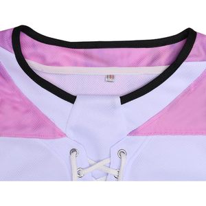 เสื้อฮอกกี้น้ำแข็งสำหรับฝึกซ้อมผู้ชาย แขนยาว ผ้าตาข่าย ระบายอากาศได้ดี น้ำหนักเบา ทรงปกติ คอกลม พิมพ์ลายแบบ Sublimation - Product Image 4