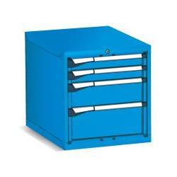Fami Master Key Comfort C0-Eh=27x36 Drawer Cabinet 4 Drawers 561x726x600 Mm Green Ral6011 <b>Tool</b> Storage - Product Image 3