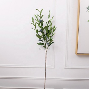 ต้นมะกอกประดิษฐ์ ผ้าตกแต่ง กิ่งมะกอก ใบมะกอก สำหรับขาย - Product Image 3