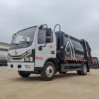 Nouveau camion à ordures Dongfeng Duolika D6, diesel, 4x2, manuel, chargement arrière avec compacteur pour la collecte et le recyclage des déchets