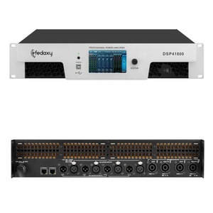 Amplificador de Potencia Profesional DSP41800 4x1800W, Amplificador de Karaoke de 1800W 2U, Amplificador de Potencia DSP Clase SMP para Cine <span class=keywords><strong>PA</strong></span> - Product Image 3