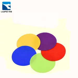 6 pollici Hook and loop dots for spots educate classroom sitting spots tappeto in plastica circle Velcroes dot markers for kids