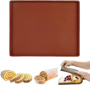 custom Swiss roll flexible thick <b>cake</b> <b>pan</b> LFGB platinum non-stick jelly roll <b>pan</b>, baking <b>pan</b>, silicone pastry mat - Product Image 6