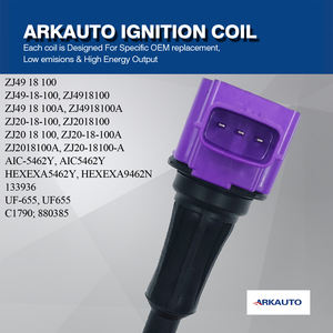 Высокопроизводительная катушка зажигания ARKAUTO ZJ2018100 ZJ4918100 133936 880385 UF655 C1790 для MAZDA <span class=keywords><strong>2</strong></span> <span class=keywords><strong>3</strong></span> - Product Image 4