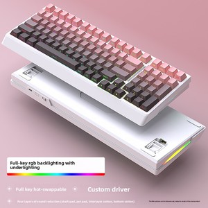 Tastiera Meccanica da Gaming Heiji Snake YG98 con Illuminazione RGB e Connessione a Tre Modalità, Hot-swappable - Product Image 1