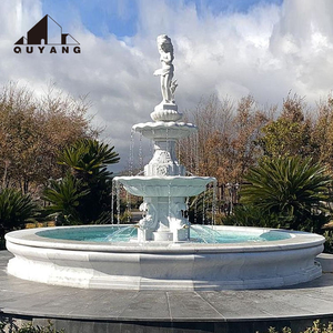 Fontaines d'eau décoratives de grande taille pour l'extérieur, décoration de la maison, <span class=keywords><strong>fontaine</strong></span> de jardin en marbre à vendre - Product Image 3