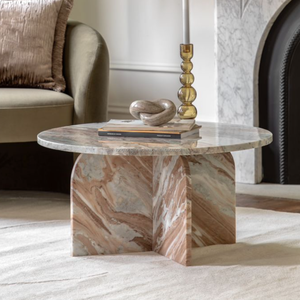 Mesa de <span class=keywords><strong>Centro</strong></span> de Mármol Verde Natural de la Selva Tropical de <span class=keywords><strong>Brasil</strong></span>, Muebles para Sala de Estar, Mesa Redonda de Mármol Blanco y Verde - Product Image 6