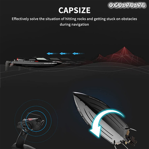 60 km/h jouet en plastique <span class=keywords><strong>de</strong></span> haute qualité Super haute vitesse <span class=keywords><strong>course</strong></span> Rc télécommande Brushless <span class=keywords><strong>bateau</strong></span> piscine jeux pour adultes qui flottent - Product Image 4