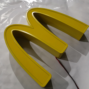 Led al aire libre Frontlit alfabeto inglés tienda logotipos cartelera Metal fabricado letra de canal de tienda - Product Image 4