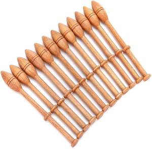 12 bobine in legno duro per pizzo - Product Image 2