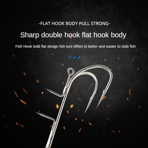 160g 200g 250g Hameçon métallique lumineux à double grappe, avec yeux lumineux pour appât, pour la pêche en bateau, la pêche à la traîne en mer et la pêche de nuit - Product Image 2