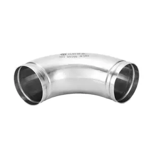 Customized diameter industrial stainless steel elbows 45 degree elbow 150mm 90deg grooved type