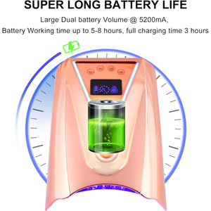 Lampe UV LED sans fil rechargeable professionnelle haute puissance 128W avec logo lumineux personnalisé, séchoir à gel Pro Cure - Product Image 4