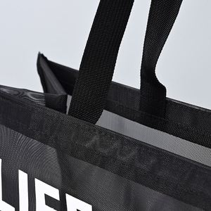 Sac fourre-tout en maille tendance pour l'été, avec poignée en corde, léger, respirant, pour la plage et les courses, grande capacité, durable - Product Image 4