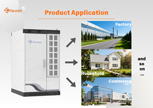 Lezet Lifepo4 Thuis Energieopslagsysteem Alles-In-Één Ac Zonne-Diesel Compatibel E45s20 45kwh Lithium Batterij Hybride Grid Ip55 - Product Image 6