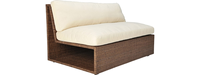 Chaise de salle à manger en rotin canné, structure en bois massif, style Bali Resort, fauteuil Wabi Sabi pour hôtel boutique, villa, projet FF&E