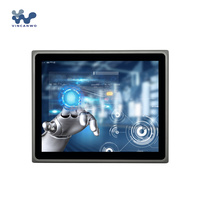 VINCANWO Panel Industrial IPRO Android Mini PC N2840 Pantalla táctil Computadora todo en uno sin ventilador montada en la pared con sistema de refrigeración