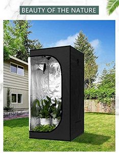 Tende da Coltivazione Grow Box Dimensioni 90x90x180 e 80x80x180 con Finestra di Osservazione e Vassoio da Pavimento per Coltivazione Indoor - Product Image 6