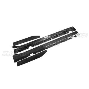 Alerón lateral de fibra de carbono real para Ford Mustang GT500 2015-2023, protector de faldón, divisor de parachoques, kit de carrocería, accesorios para coche - Product Image 6