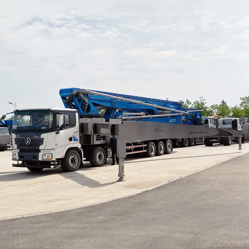 Camion de pompe concrète de ciment de bon prix d'usine de la Chine Jiuhe 70m camion de pompe concrète