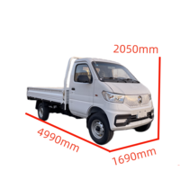 La Chine nouveau 0.5-1.5t/tonne 4X2 4X4 simple/Double cabine/cabine EV/prix du camion électrique pour les petites/Mini Cargo/Box/Pick up/Pickup
